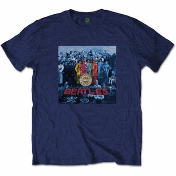 Merch The Beatles: Póló Sgt Pepper Blue 