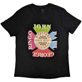 Merch The Beatles: Póló Sgt Pepper Drum & Names