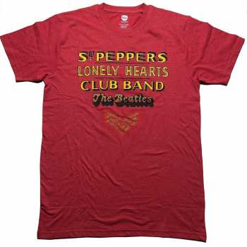 Merch The Beatles: Póló Sgt Pepper Stacked