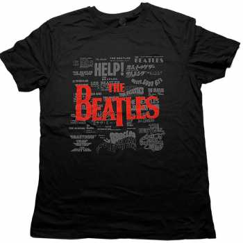 Merch The Beatles: Tričko Titles & Logo The Beatless S
