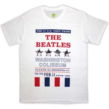 Merch The Beatles: The Beatles Unisex T-shirt: Washington '64 Stars & Stripes (small) S