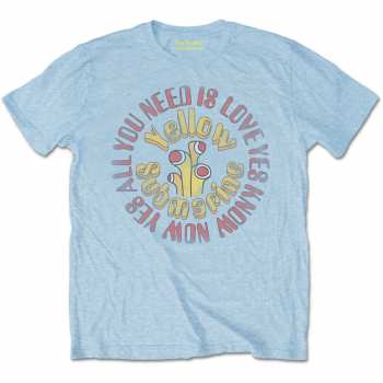 Merch The Beatles: Póló Yellow Submarine Aynil Circle Vintage 