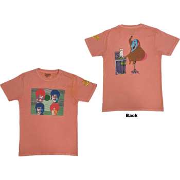 Merch The Beatles: The Beatles Unisex T-shirt: Yellow Submarine Magic Piano (back Print) (small) S