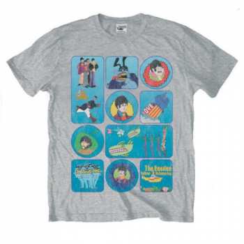 Merch The Beatles: Póló Yellow Submarine Montage 