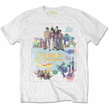 Merch The Beatles: Póló Yellow Submarine Vintage Movie Poszter 