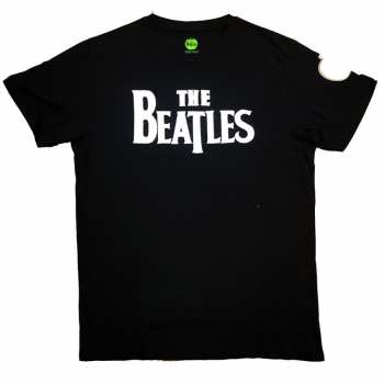Merch The Beatles: Hímzett Póló Drop T Logo The Beatles 