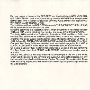 CD Bee Gees: Rare, Precious And Beautiful Featuring Spicks And Specks