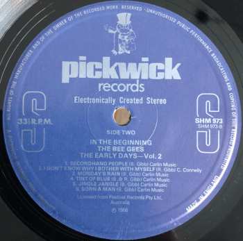 LP Bee Gees: In The Beginning - The Early Days Vol. 2
