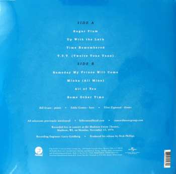 LP The Bill Evans Trio: On A Monday Evening