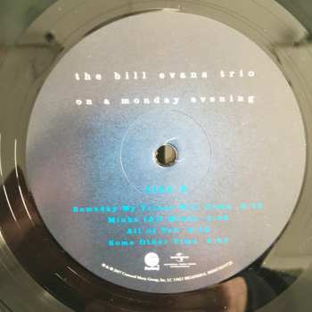LP The Bill Evans Trio: On A Monday Evening