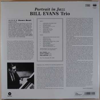 LP The Bill Evans Trio: Portrait In Jazz