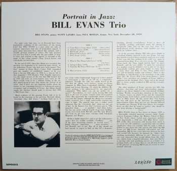 LP The Bill Evans Trio: Portrait in Jazz CLR | NUM