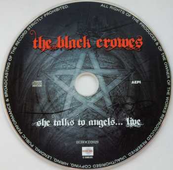 CD The Black Crowes: She Talks To Angels Live