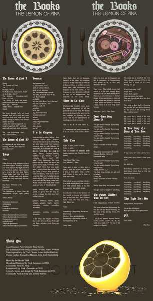 CD The Books: The Lemon Of Pink