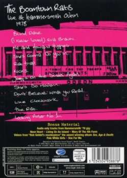 DVD The Boomtown Rats: Live At Hammersmith Odeon 1978