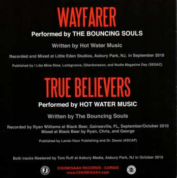 SP Hot Water Music: Chunksaah Records Split 7"