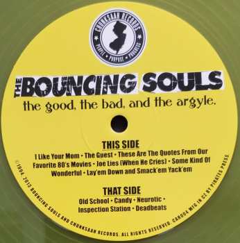 LP The Bouncing Souls: The Good, The Bad, And The Argyle. LTD | CLR