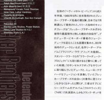 CD The Brecker Brothers: Detente LTD