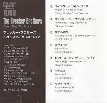 CD The Brecker Brothers: Don't Stop The Music LTD