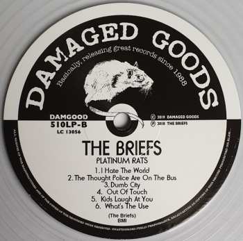 LP The Briefs: Platinum Rats CLR