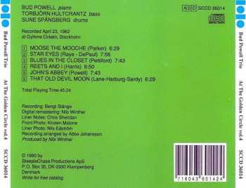 CD The Bud Powell Trio: At The Golden Circle Volume 4
