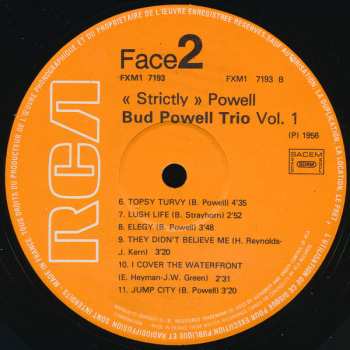 LP The Bud Powell Trio: "Strictly" Powell Vol. 1 LTD