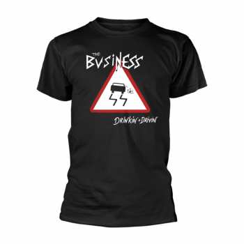 Merch The Business: Póló Drinkin + Drivin (black)