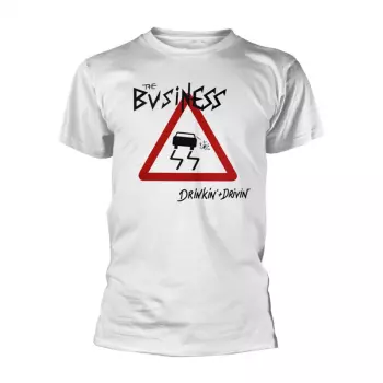 Póló Drinkin + Drivin (white)