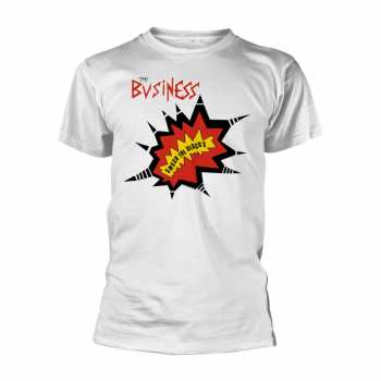 Merch The Business: Póló Smash The Discos (white)