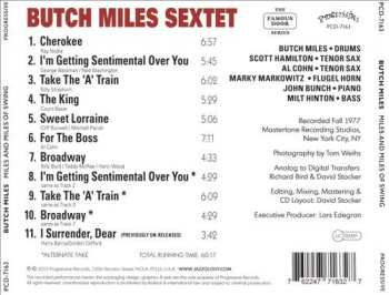 CD Scott Hamilton: Miles And Miles Of Swing...