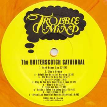 LP The Butterscotch Cathedral: The Butterscotch Cathedral CLR | LTD
