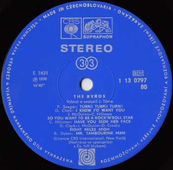 LP The Byrds: The Byrds
