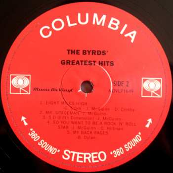 LP The Byrds: The Byrds' Greatest Hits