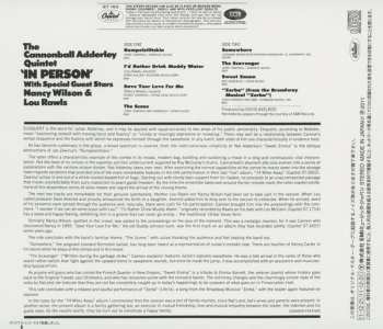 CD The Cannonball Adderley Quintet: In Person LTD