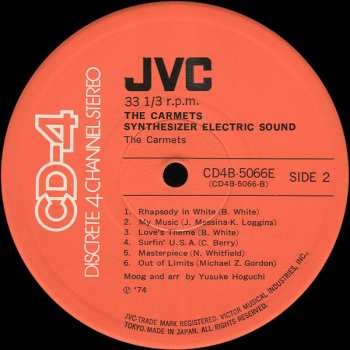 LP The Carmets: Synthesizer Electric Sound