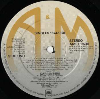 LP Carpenters: The Singles 1974-1978