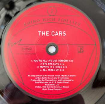 LP The Cars: The Cars LTD