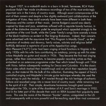 2CD The Carter Family: Can The Circle Be Unbroken