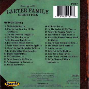 4CD/Dobozkészlet The Carter Family: Country Folk