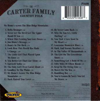 4CD/Dobozkészlet The Carter Family: Country Folk