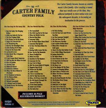 4CD/Dobozkészlet The Carter Family: Country Folk