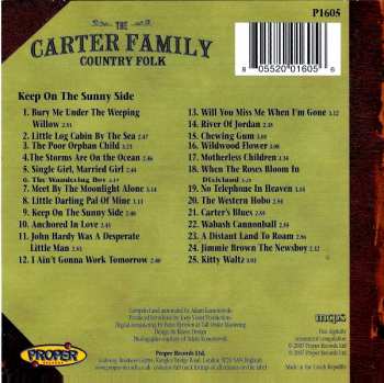 4CD/Dobozkészlet The Carter Family: Country Folk
