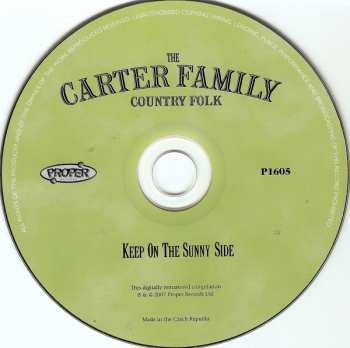 4CD/Dobozkészlet The Carter Family: Country Folk