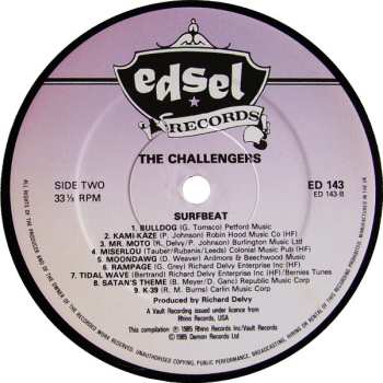 LP The Challengers: Surfbeat
