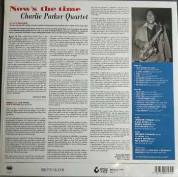 LP The Charlie Parker Quartet: Now's The Time LTD | CLR