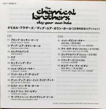 2CD The Chemical Brothers: Dig Your Own Hole