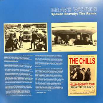2LP The Chills: Brave Words (Spoken Bravely The Remix) LTD | CLR