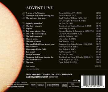 CD St. John's College Choir: Advent Live