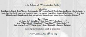 CD The Choir Of Westminster Abbey: Music From The Reign Of King James I