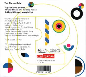 CD The Clarinet Trio: Transformations And Further Passages